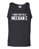 Trust Me I'm A Mechanic Humor Novelty Wrench Adult Unisex Tank Tops T-Shirt Tee