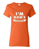 Ladies I'm Mom's Favorite Daughter Christmas Gift Funny Humor DT T-Shirt Tee