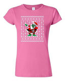 Junior Dabbing Santa Dab Ugly Christmas Football Sports Funny DT T-Shirt Tee