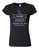 Junior Always Be Yourself Unless You Can Be An Idahoan Map Star DT T-Shirt Tee