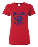 Ladies Dillon 7 Football Retro Sports Novelty DT T-Shirt Tee