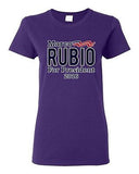 Ladies Marco Rubio For President 2016 Election Campaign Support DT T-Shirt Tee