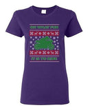 Ladies Oh What Fun It Is To Ride Rider Ugly Christmas Funny DT T-Shirt Tee