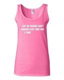 Junior List Of Things Ain't Nobody Got Time For That Graphic Novelty Tank Top