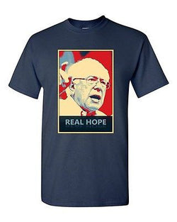 Real Hope Sanders Bernie 2016 Election President Politics DT Adult T-Shirt Tee