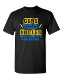 Guns Don't Kill People Uncles With Pretty Nieces Do Funny Adult DT T-Shirt Tee