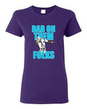 Ladies Dab On Them Folks Football Sports Dance Touchdown Funny DT T-Shirt Tee
