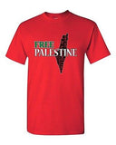 Free Palestine Map DT Adult T-Shirt Tee