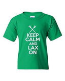 Keep Calm And Lax On Novelty Youth Kids T-Shirt Tee