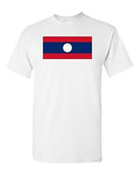 Laos Country Flag French Laotian Lao State Nation Patriotic DT Adult T-Shirt Tee