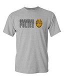 Grammar Police USA Badge Spelling OCD Grammar Funny Humor DT Adult T-Shirt Tee