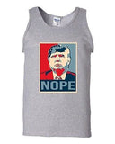 Donald Trump Nope 2016 Vote for President Campaign Politics DT Adult Tank Top