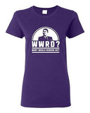 Ladies WWRD What Would Reagan Do? President Election 84 Funny DT T-Shirt Tee