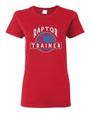 Ladies Raptor Trainer Dinosaur Jurassic Dino Movie Funny Humor DT T-Shirt Tee