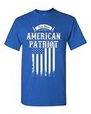 Free Since 1776 American Patriot Flag USA Patriotic White DT Adult T-Shirt Tee