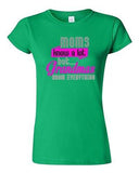 Junior Moms Know A Lot But Grandmas Know Everything Funny Humor DT T-Shirt Tee