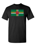 Dominica Country Flag Roseau French State Nation Patriotic DT Adult T-Shirt Tee