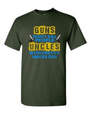 Guns Don't Kill People Uncles With Pretty Nieces Do Funny Adult DT T-Shirt Tee