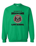 University Of American Samoa Law School Samoan Students DT Crewneck Sweatshirt