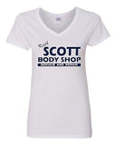 V-Neck Ladies Keith Scott One Tree Hill Body Shop North Carolina TV T-Shirt Tee