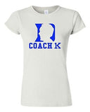 Junior Coach K Face 1000 Wins 1K Win Ball Game Basketball Sports Fan T-Shirt Tee