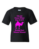 Hump Day! Whoot Whoot ! Camel Novelty Youth Kids T-Shirt Tee