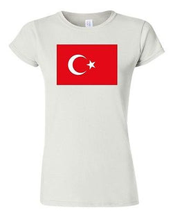 Junior Turkey Country Flag Ankara Istanbul State Nation Patriotic DT T-Shirt Tee