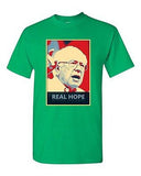 Real Hope Sanders Bernie 2016 Election President Politics DT Adult T-Shirt Tee