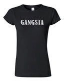 Junior GANGSTA Gangster Swag Swagger Rapper Bad Ass Funny Humor DT T-Shirt Tee