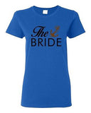 Ladies The Bride Groom Wedding Marriage Bridal Party Funny DT T-Shirt Tee