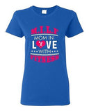 Ladies MILF Mom In Love with Fitness Gym Exercise Funny DT T-Shirt Tee