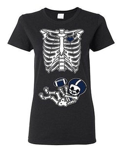 Baby Skeleton Denver Football Ladies DT T-Shirt Tee