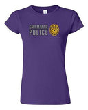 Junior Grammar Police USA Badge OCD Teacher Spelling Funny Humor DT T-Shirt Tee