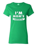Ladies I'm Mom's Favorite Daughter Christmas Gift Funny Humor DT T-Shirt Tee
