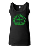 Junior 2012 Zombie Apocalypse Rescue Team Horror Novelty Statement Tank Top