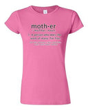 Junior Mother Definition Meaning Dictionary Mothers Day Funny DT T-Shirt Tee