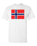 Norway Country Flag State Oslo Norwegian Nation Patriotic DT Adult T-Shirt Tee