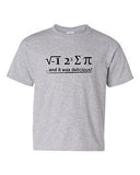 I 8 Sum Pi And It Was Delicious Mathematics Novelty Youth Kids T-Shirt Tee