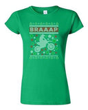 Junior Braaap Motorcycles Bike Riders Ride Ugly Christmas Humor DT T-Shirt Tee