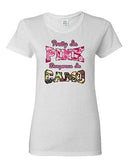 Ladies Pretty In Pink Dangerous In Camo Hunt Deer Country Funny DT T-Shirt Tee