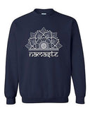 Namaste Namaskar Om Aum Sanskrit Symbol Hindu Funny DT Crewneck Sweatshirt