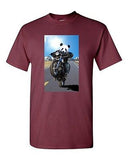 Riding Bear Motorcycle Rider Tanya Ramsey Artworks Art DT Adult T-Shirts Tee