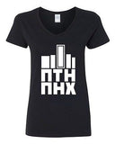 V-Neck Ladies NTH NHX Putin Russia Ukraine Freedom Communism Funny T-Shirt Tee