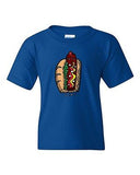 Too Cute To Eat Hot Dog Sandwich Food Hotdog Novelty DT Youth Kids T-Shirt Tee