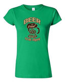 Junior Beer Is A Proof That God Loves Us Funny Humor Novelty DT T-Shirt Tee