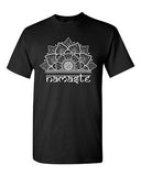 Namaste Namaskar Om Aum Sanskrit Hindu Greet Funny Humor DT Adult T-Shirt Tee