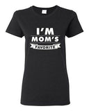 Ladies I'm Mom's Favorite Daughter Christmas Gift Funny Humor DT T-Shirt Tee