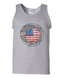 Undefeated World War Champ Belt USA America Patriotic Country DT Adult Tank Top
