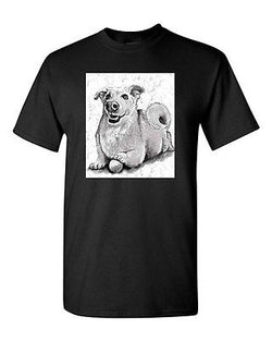 Cute Puppy Dog Lover Animal Tanya Ramsey Artworks Art DT Adult T-Shirts Tee