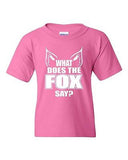 What Does The Fox Say Novelty Youth Kids T-Shirt Tee
